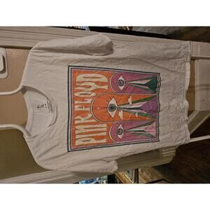 Pink Floyd official rock tee - L - T-shirt - white EUC